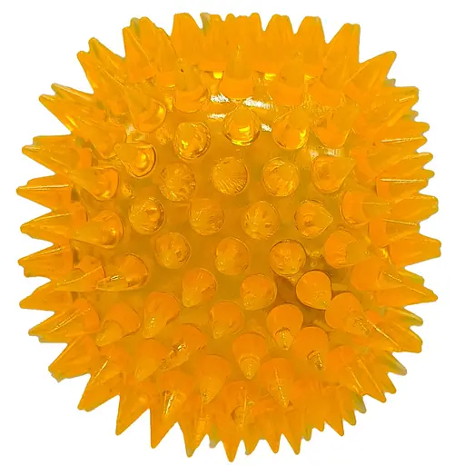 Мяч массажный MS 1137-3 размер 8,5 см, синий Оранжевый