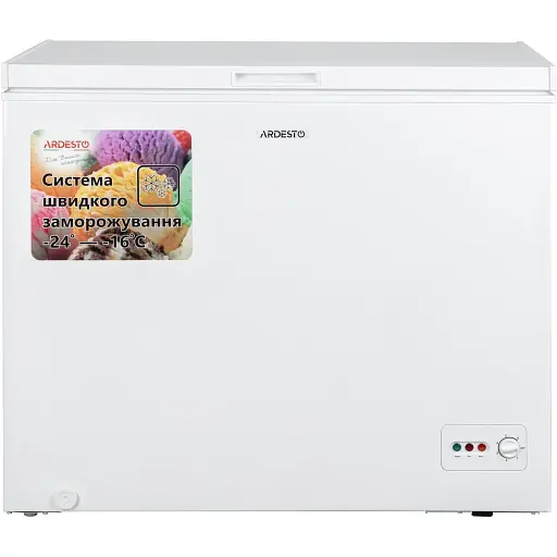 Ardesto Морозильний скринь, 249л, А+, ST, білий
