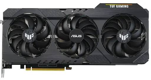 Видеокарта ASUS RTX 3060Ti 8Gb TUF Gaming OC LHR (TUF-RTX3060TI-O8G-V2-GAMING) (GDDR6, 256 bit, PCI-E v4.0 x16) Б/у - фото 1