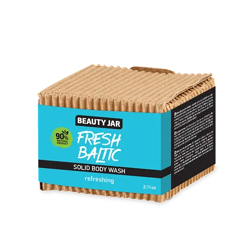Твердий засіб для миття тіла Освіжаюча Балтія Beauty Jar 60 г - фото 1