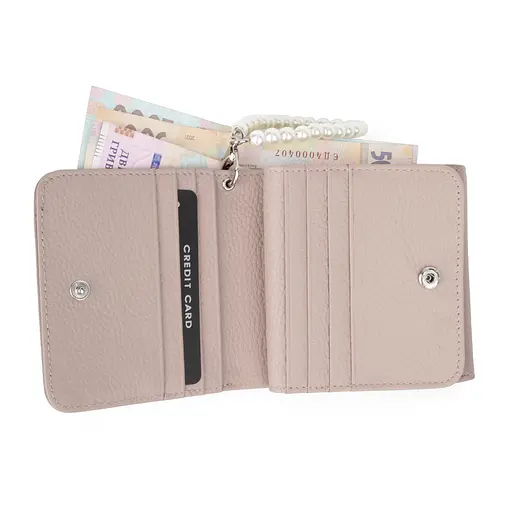 Гаманець жіночий маленький шкіряний Fuerdanni 1831-166 рожевий - фото 2