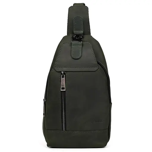 Кожаная сумка-слинг Tarwa 27х18х5 см sum0025518 - фото 3