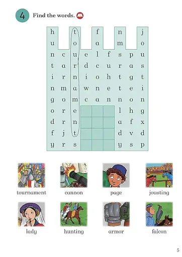 Ladybird Readers 4 Knights and Castles Activity Book - фото 5