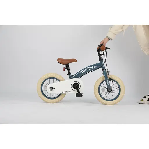 Велосипед-биговел Qplay Miniby 3в1 12" Grey-Blue (CB02MiniBy12Grey-Blue) - фото 10