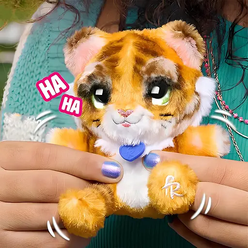 Інтерактивна іграшка FurReal My mini's little hugs Малюк тигр (28153) - фото 4