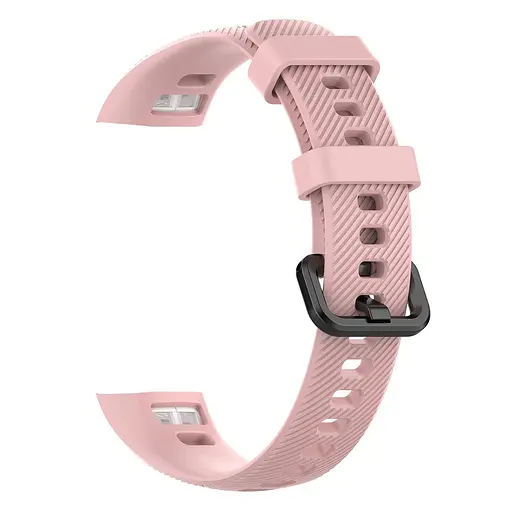 Ремінець для фітнес-браслета MIIQNUS для Honor Band 4 і 5 рожевий - фото 4