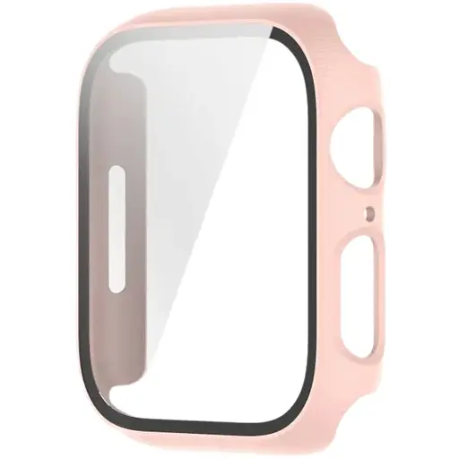 Чохол-накладка DK Пластик Soft-Touch Glass Full Cover для Apple Watch 45mm (pink)