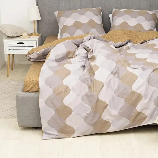 Комплект постільної білизни Viluta двоспальний ранфорс 24336 100% бавовна - фото 2