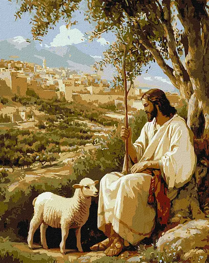 Набір для розпису по номерах Спокій душі, Ideyka, 40x50 см, КНО8533