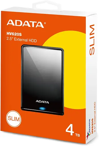 Зовнішній жорсткий диск Adata Classic HV620S 4TB Black (AHV620S-4TU31-CBK) - фото 3