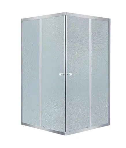 Набор Lidz Душевая кабина Wawel SC90x90.SAT.LOW.FR, квадратная, стекло Frost 4 мм + Душевой поддон Kapielka ST90x90x14 - фото 2