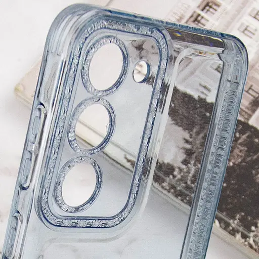 Чохол Epik TPU Starfall Clear для Samsung Galaxy S22+ Блакитний - фото 5