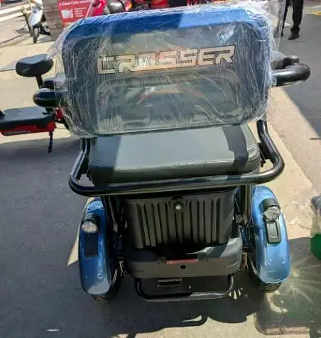 Електроскутер Триколісний Crosser TR1 Pro (1000W, 72V, 20Ah) Синій - фото 3