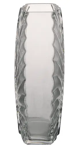 Ваза для цветов Viva Leaf стеклянная 25 см прозрачная (A060206) - фото 2