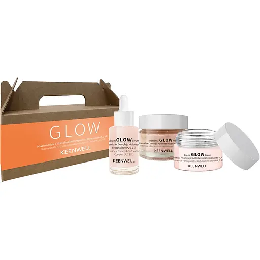 Набір для обличчя Keenwell Ritual Glow відновлення та сяяння шкіри: крем + сироватка + маска