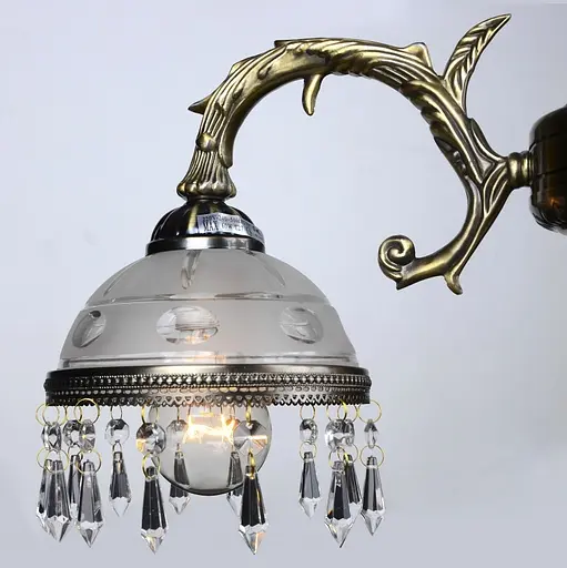 Люстра потолочная Brille классическая E27 60W BZ (BKL-460C/3) - фото 2