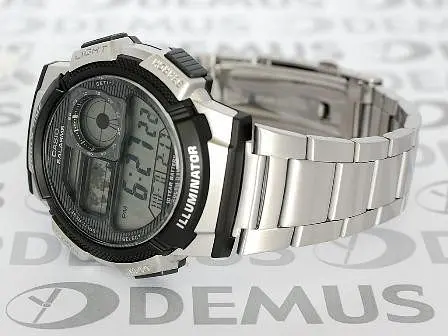 Стильные электронные часы мужские наручные японские Оригинал Casio Collection AE-1000WD-1AVEF - фото 4