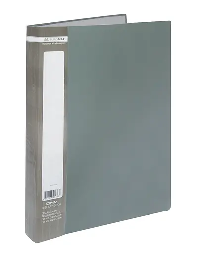 Папка із файлами Buromax А4, Jobmax, сірий, 10 файлів