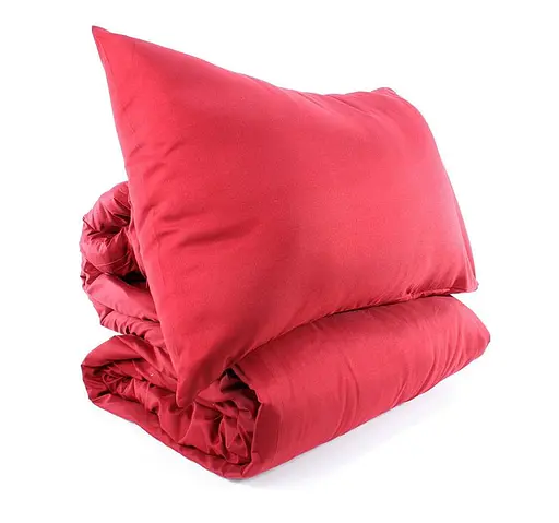 Наволочка 60х60 см микрофибра красного цвета 326834 - фото 3