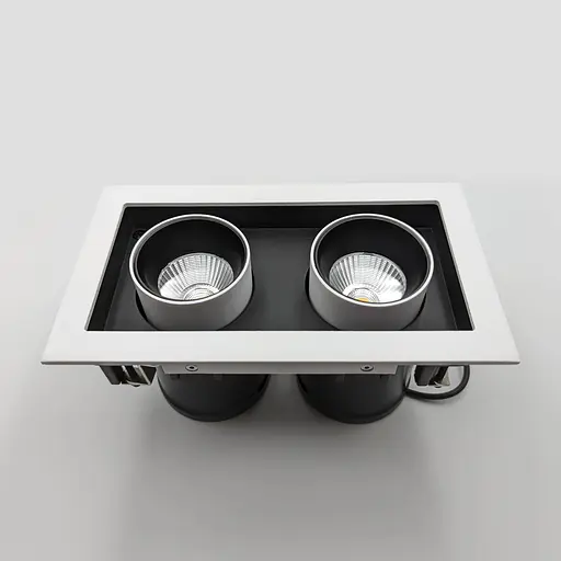 Точечный светильник RGL7117-2 2×12W WH+BK 3000K - фото 4