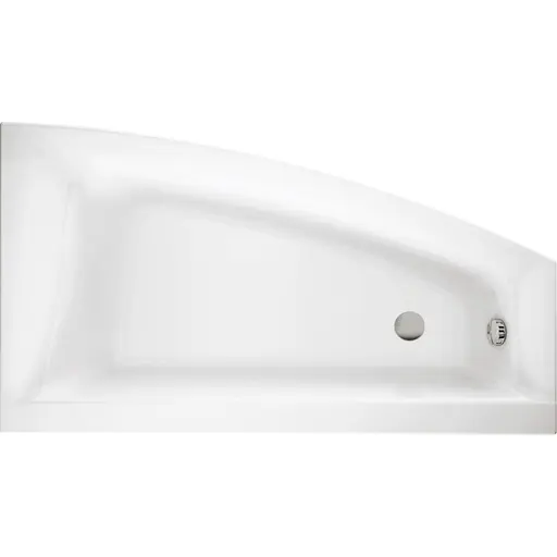 Ванна асиметрична Cersant Vrgo Max 160 права S301-132 - фото 1