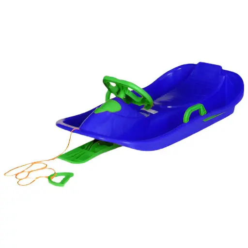 Детская ледянка MS 1725-1, з морозостойкого пластика, синяя