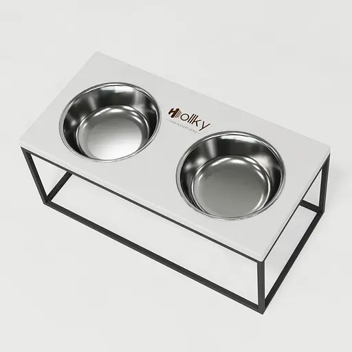 Hollky Base XL20 — миски на підставці для великих собак (2 × 1,8 л) - фото 5