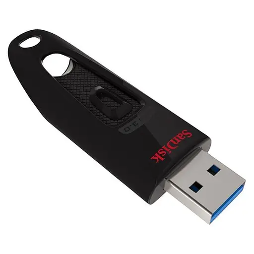 Флеш-накопичувач Sandisk USB 3.0 Ultra 256Gb (130Mb/s) Black (SDCZ48-256G-U46) - фото 1