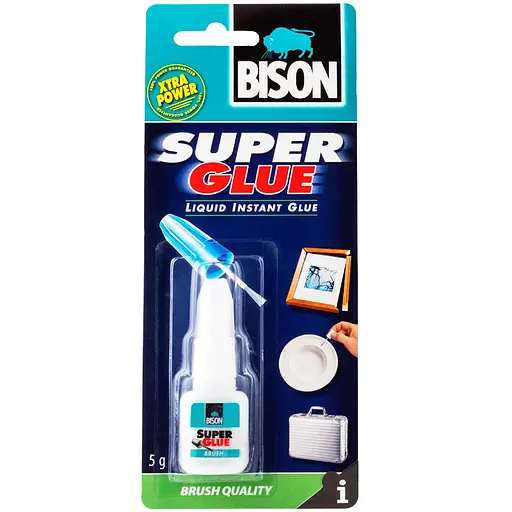 Суперклей Bison з пензликом 5 г