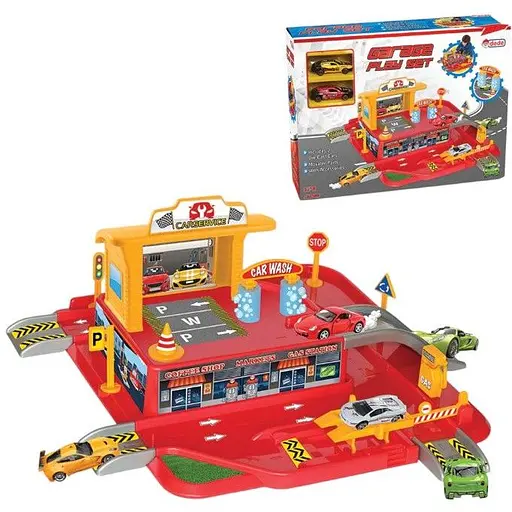 Паркінг ігровий Dede з мийкою заправкою автомобілями та аксесуарами (3066) - фото 2