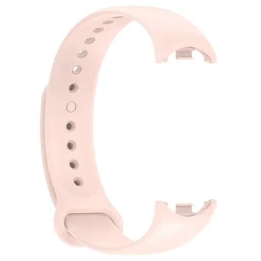 Ремешок для фитнес-браслета Lemfo для Xiaomi Mi Band 8 и 9 бледно-розовый - фото 2