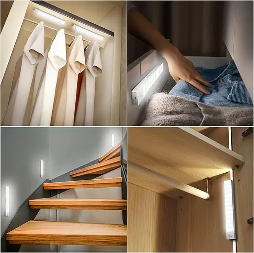 USB світильник для шафи LED 23 см 3000 K 2 шт 2 Вт OUILA - фото 3