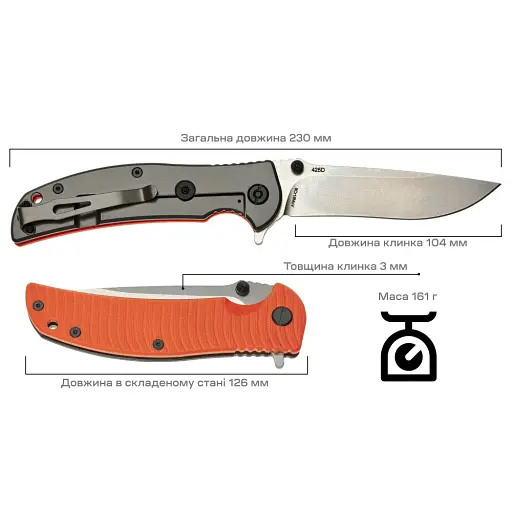 Нож Skif Urbanite II SW Orange - фото 9