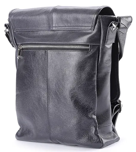 Чоловіча шкіряна сумка SHVIGEL 22х23х7 см sum0026529 - фото 4