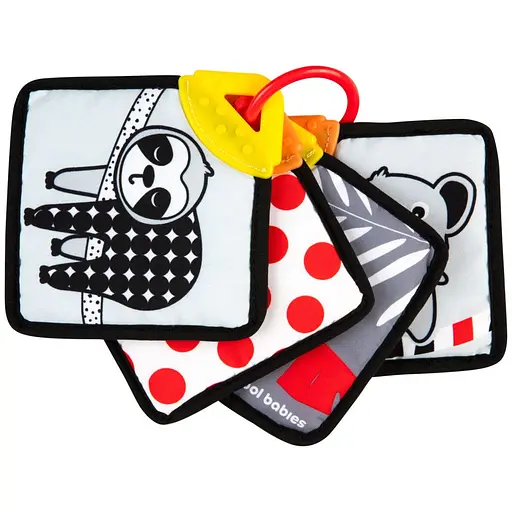 Сенсорные мягкие карточки Canpol babies BabiesBoo с прорезывателем для зубов (68/096)