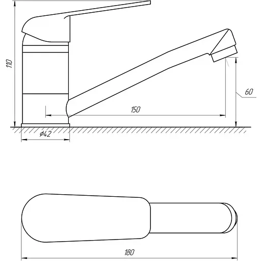 Смеситель для раковины Globus Lux Koln GLK-0203M - фото 4