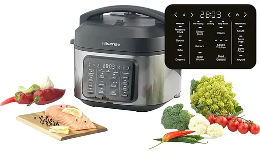 Мультиварка-скороварка Hisense HMC6SBK (7051690) - фото 8
