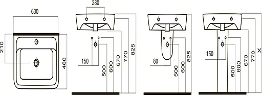 Пьедестал AM.PM SPIRIT (C704910WH) - фото 3