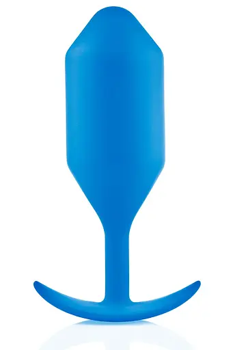 Анальна пробка B-Vibe Snug Plug 5, 16 см (блакитний)