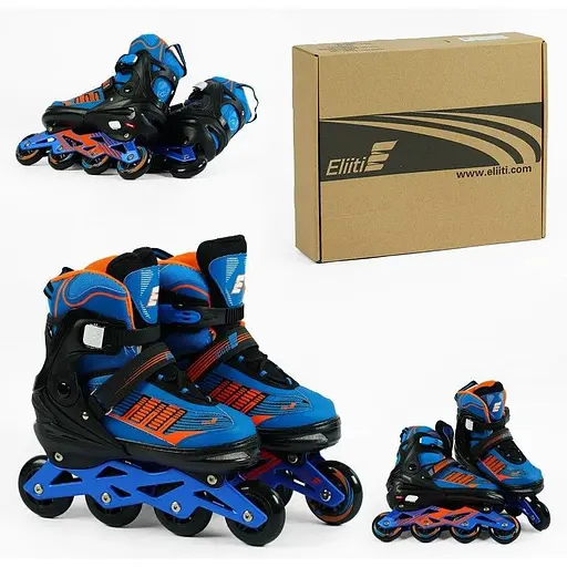 Ролики Eliiti з переднім світловим колесом 02040-L розмір 38-41 - фото 2