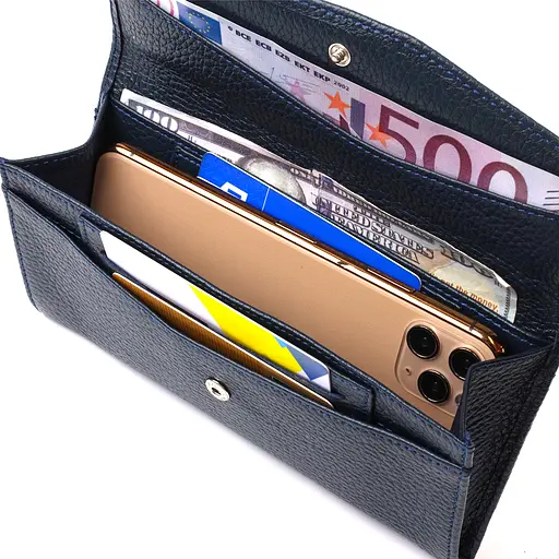 Кожаный женский кошелек Canpellini 18х9х1 см acs0025541 - фото 4