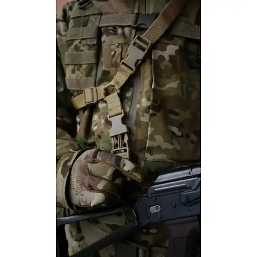 Ремінь Kiborg 1-точковий для АК Coyote (1000-k8016) - фото 10