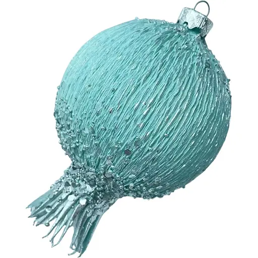 Ялинкова іграшка Dashuri Гранат 8 см зі срібною поталлю, атлантик 24190399