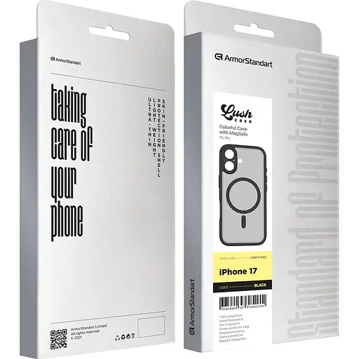 Чохол ArmorStandart Lush MagCase для Apple iPhone 17 Black (ARM87480) [147200] - фото 3