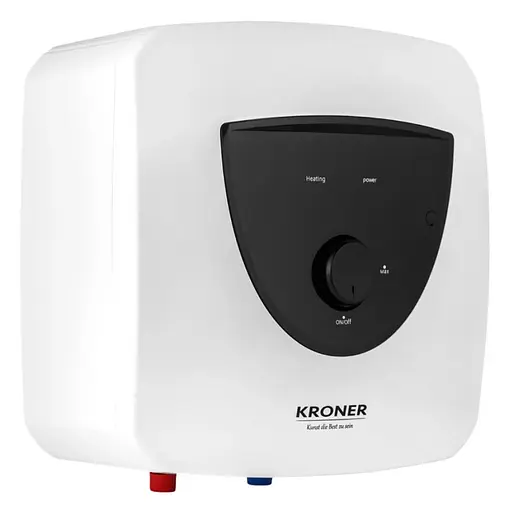 Водонагреватель Kroner Small K10SA1.5 1500 Вт, мокрый ТЭН, 10 л, квадратный, вертикальный, над мойкой, белый (CV034583) - фото 2