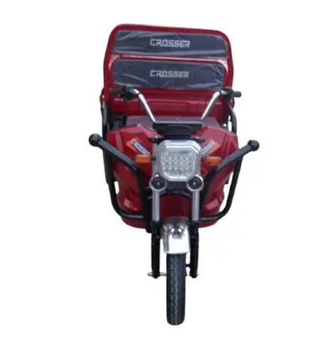 Грузовой электроскутер-самосвал трехколесный CROSSER Cargo 16" (1200W 60V, 58Ah) Красный - фото 2