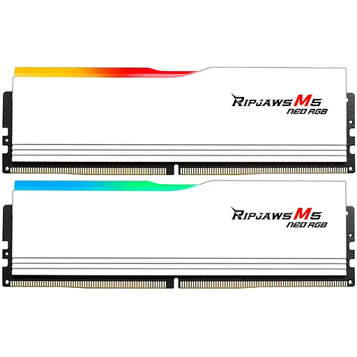Модуль памяти DDR5 2x16 ГБ/6000 G.Skill Ripjaws M5 Neo RGB White (F5-6000J3636F16GX2-RM5NRW) - фото 1