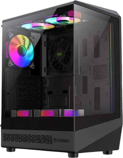 Корпус Gamemax Vista COC Black - фото 1