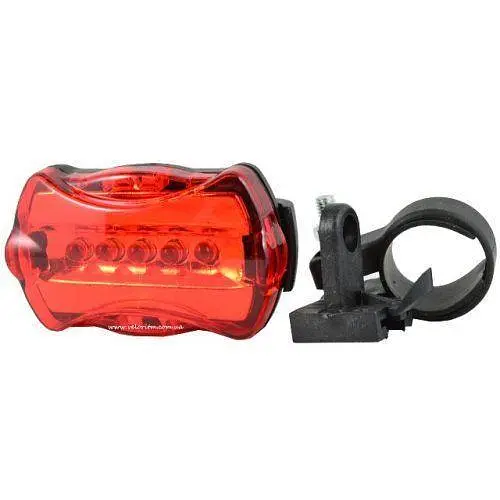 Велосипедная задняя фара (габарит) KXK-03 Stop (red+blue) повороты + лазер + пульт + microUSB