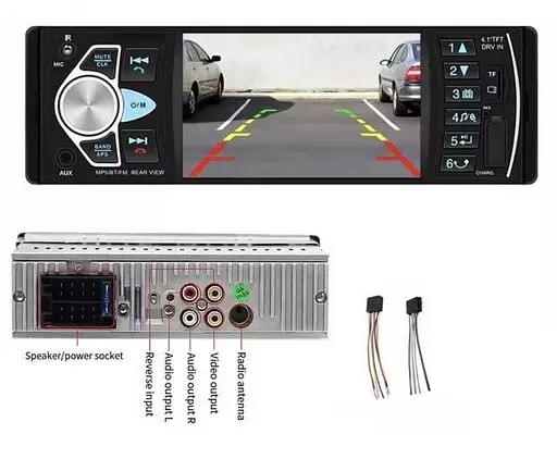 Автомагнитола MP5 4022D 1DIN с экраном 4.1" - фото 5